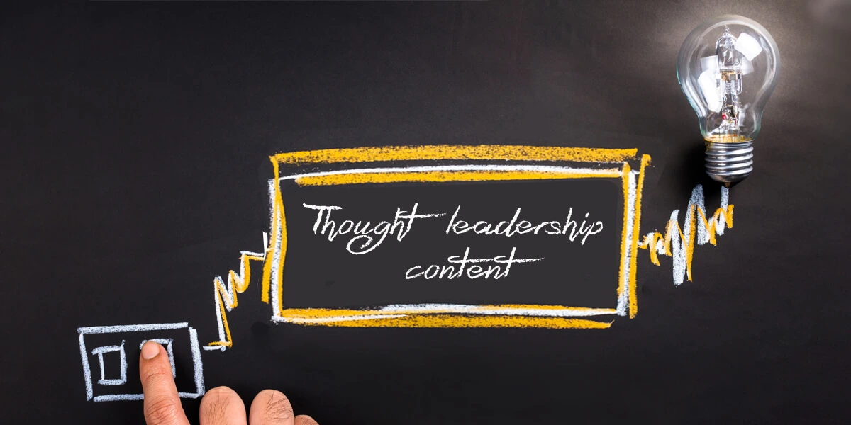 Thought leadership content